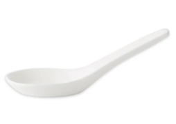 Soup/Appitizer Spoon - White Porcelain